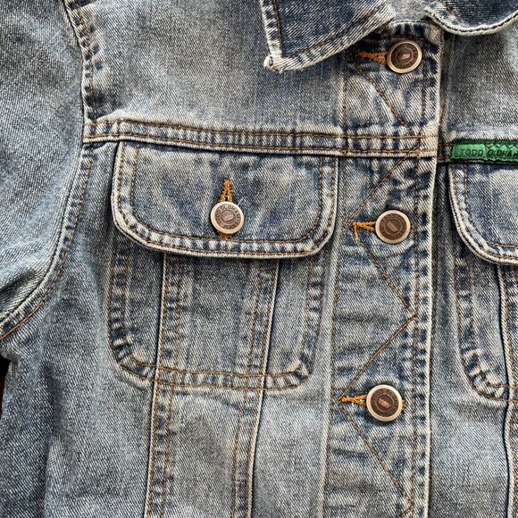 Vintage Rare Todd Oldham Jeans TO2 Blue Denim Embroidered Jacket Women's Size S - Picture 7 of 13